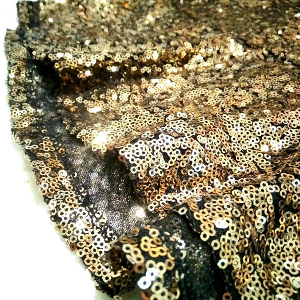 Gold Sequin Skirt